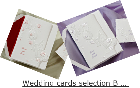 Wedding cards selection B … 